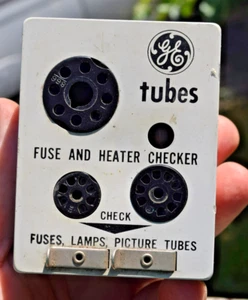 Vintage GE General Electric Fuse & Heater Tube Checker ETR-981-A   Untested - Picture 1 of 5