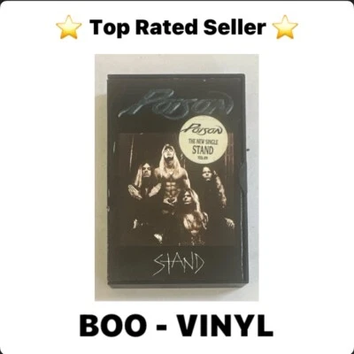 Poison - Stand - Cassette Single In Plastic Box TCCL679 EX / VG+ - Image 1 of 4