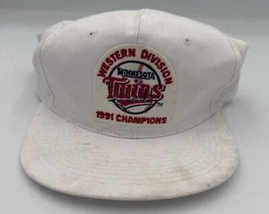 VINTAGE Minnesota Twins Mütze World Series Champions Snapback Cap 1991 Sportsman - Bild 1 von 6