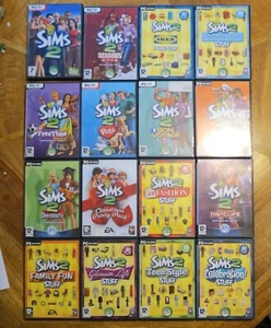 Colección Sims 2 (PC CD/DVD-ROM) Paquete - inc. Juego Base y 15 Expansiones V.G.C. - Imagen 1 de 6
