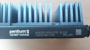 Pentium II SL2U3 350MHz SLOT1 + Kühler - Bild 1 von 3