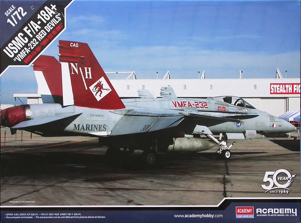 Academy Hobby 12520 USMC F/A 18A+ VMFA-232 RED DEVILS 1/72 - Image 1 of 1