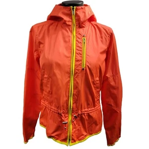LRL Ralph Lauren Active Orange Hooded Raincoat Jacket Water Res High Vis Sz XS - Picture 1 of 16