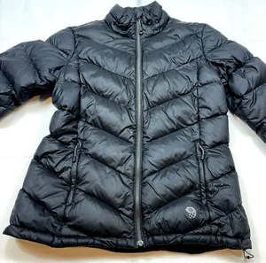 Mountain Hardwear Puffer Quilted Women's Large Q Shield 650 Down Jacket Black - Picture 1 of 18