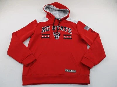Colosseum Athletics Sweater NC State Wolfpack Mens Medium Red Hoodie OHT - Image 1 of 4