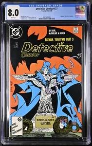 DETECTIVE COMICS #577 CGC 8.0 (White pages) Todd Mcfarlane Art - Picture 1 of 2
