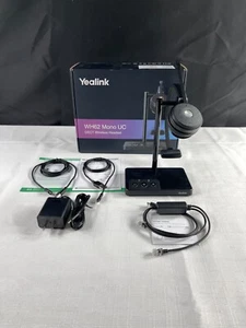 Yealink WHB620 Mono US Black Active Noise Cancellation DECT Bezprzewodowy zestaw słuchawkowy - Zdjęcie 1 z 12