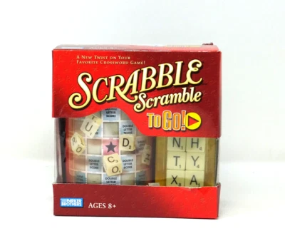 Scrabble Scramble To Go! Travel Crossword Game Parker Brothers New in Box - Image 1 of 4
