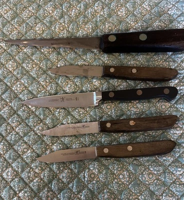 Lote de 5 cuchillos vintage J A Henckels twin works 35 Foto 1 de 3