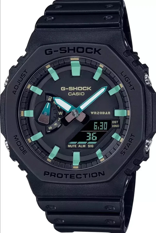 Orologio Uomo Casio G-SHOCK in Resina CLASSIC Multifunzione GA-2100RC-1AER Nero - Immagine 1 di 1