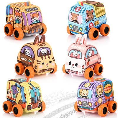 Набор мягких детских игрушек с откидным верхом игрушки для детей ясельного возраста 6 шт. - Изображение 1 из 4