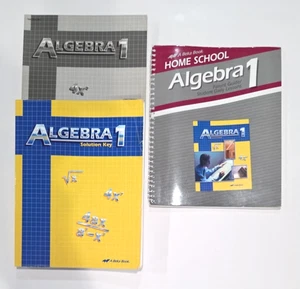 Abeka Algebra 1, 2nd ed. Teacher Set: Solution Key, Test/Quiz Key, Lesson Plans - Picture 1 of 1