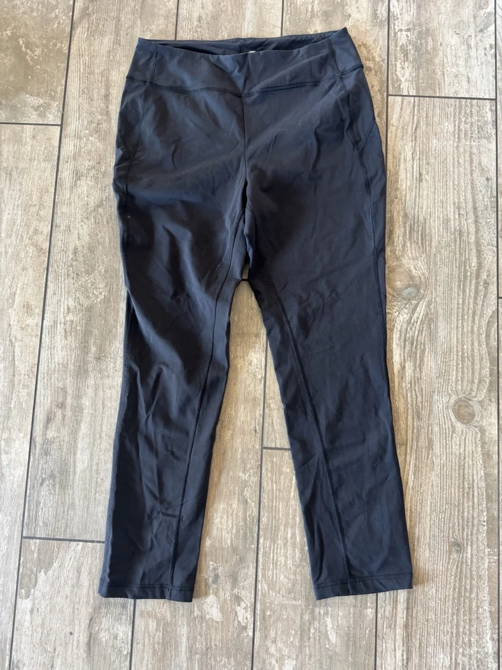 Womens Duluth Trading M x 29 Black Athletic Leggings Size L Regular Tappered - Image 1 of 4