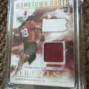 marvin harrison jr origins rookie card hometown roots /99 - Bild 1 von 2