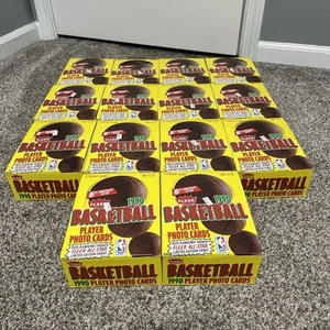 1 Box 1990 Fleer Basketball 5th year 36 Sealed Wax Packs Jordan 26, Robinson+ RC - Picture 1 of 3