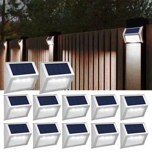 Solar Fence Lights - 12 Pack Solar Outdoor Light Deck Lights Waterproof Outsi... - Picture 1 of 8