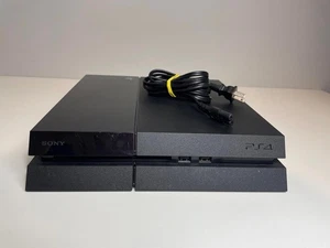PlayStation 4 PS4 Sleek Black 1115A Low Firmware number Sold As-Is Needs Repair - Picture 1 of 8