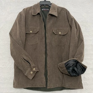 Marino Bay Natural Corduroy Jacket Fleece Lined Mens Size Large - Picture 1 of 17