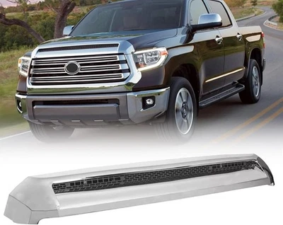 For 2014-2021 Toyota Tundra Front Upper Hood Bulge Molding Grille Trim Chrome - Изображение 1 из 4