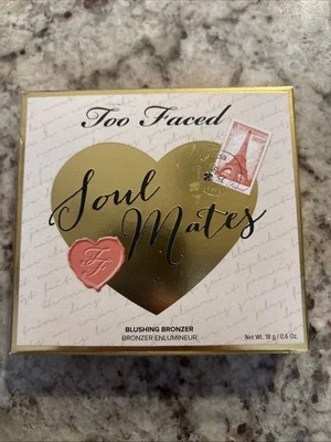 Too Faced Bronzer Soul Mates Carrie Big Blushing Size New In Box  - Image 1 of 4