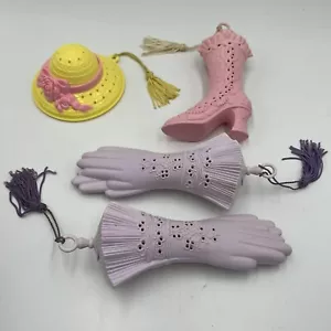 AVON Vintage Hat Boot Glove Closet Pomander and Potpourri Collectibles Lot Of 4 - Picture 1 of 3
