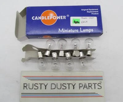 Lote de 8 lámparas de luz de freno miniatura Harley Davidson Candlepower Foto 1 de 4