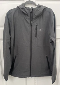 Rip Curl Men's Size Large Gray Two Tone Anti Series Hooded Wind Breaker Jacket - Picture 1 of 6