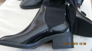 MUJER BERSHKA NEGRAS HERMOSAS BOTAS HASTA LA RODILLA TALLA 6 CON ELÁSTICO HASTA LA PARTE SUPERIOR - Imagen 1 de 5