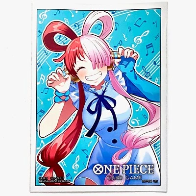 BANDAÏ NAMCO 1 sleeve Uta | Official V3 | One Piece TCG Card Game (2023)