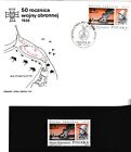 Poland - WW2, 50th anniversary, Shelling of Westerplatte - FDC + MNH stamp 1989