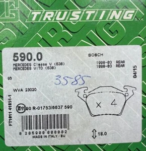 Trusting 590.0 BREAKDOWN SATZ PREVIOUSLY PASSENGER FOR Mercedes Benz Vito - Picture 1 of 9