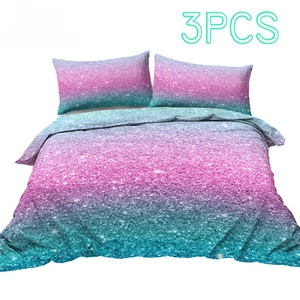 3Pcs Ultra Soft Duvet Cover Set for Comforter Star Bedding Set Twin Size Bedroom - Picture 1 of 11