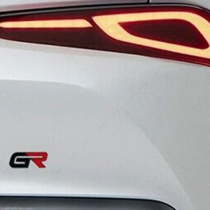Placa de identificación emblema calcomanía 3D para guardabarros deportivo/baúl GR Gazoo Racing - Imagen 1 de 4