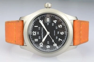 Hamilton Khaki Ref.H684811 Orologio-Quartz 38mm-Data "Logo GSK" Swiss Made 2000s - Immagine 1 di 4
