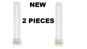 2X Equivalent to Sylvania 20667 CF13DD/E/841 13W T4 Double Tube 4pin G24q-1 - Picture 1 of 1