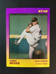 1989 Star Company #18 ANDY BENES Glossy Young ROOKIE Prospect Card D04021610 - Picture 1 of 8