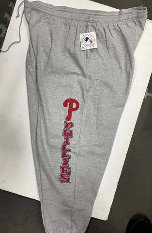 Mens PHILADELPHIA PHILLIES 5X MAJESTIC Sweatpants New Tags Cover