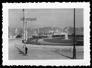 Tours alrededor de 1941 - Les Square Rabelais et Descartes - Francia - WK2 foto 10x7cm - Imagen 1 de 2