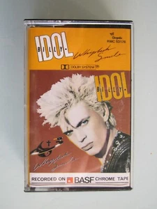 BILLY IDOL Whiplash Smile COMPACT CASSETTE - Picture 1 of 3