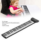 61 Keys Hand Roll Piano Portable 4D Stereo Surround Sound Roll Up Keyboard Piano