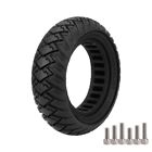 80/65-6 10x3 Black Electric Scooter Material Package Includes Solid Tire