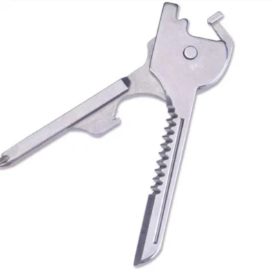 6 In 1 Keychain Multi-tool Key Screwdriver Mini Knife Camping and Daily Tool - Image 1 of 4