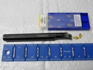 ZENITH 5/8 ZOLL WENDBARE BOHRSTANGE MIT (10) DCMT-21,51-HM HARTMETALLEINSÄTZE - Bild 1 von 2