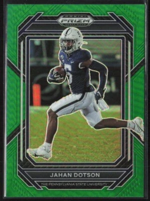 2023 Panini Prizm Draft Picks #44 Jahan Dotson Green Prizm - Image 1 of 2