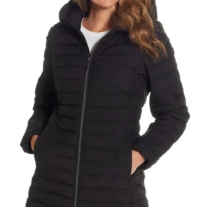 Women’s Modern Shaped Black Puffer With Stretch, New With Tags, Size XL (418) - Picture 1 of 3