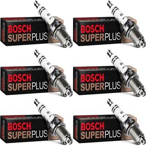 6 Bosch Silver Spark Plugs For 1988 BMW 535IS L6-3.5L
