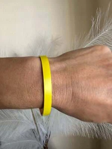 Yellow Copper Magnetic Bracelet Balance Energy Power Calm Joy Arthritis Pain Qi - Picture 1 of 8