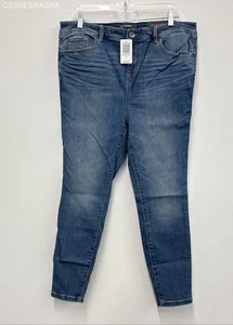 Torrid Blue Midfit Supper Skinny - Size 16S - Picture 1 of 7