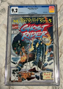 Ghost Rider v2 #31 CGC 9.2 Marvel Comics 1992 1st Full Midnight Sons Joe Kubert - Imagen 1 de 3