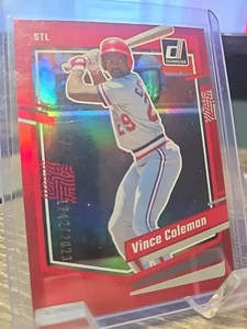 2023 Panini Donruss - Vince Coleman #184 Holo Red 1742/2023 - Bild 1 von 3